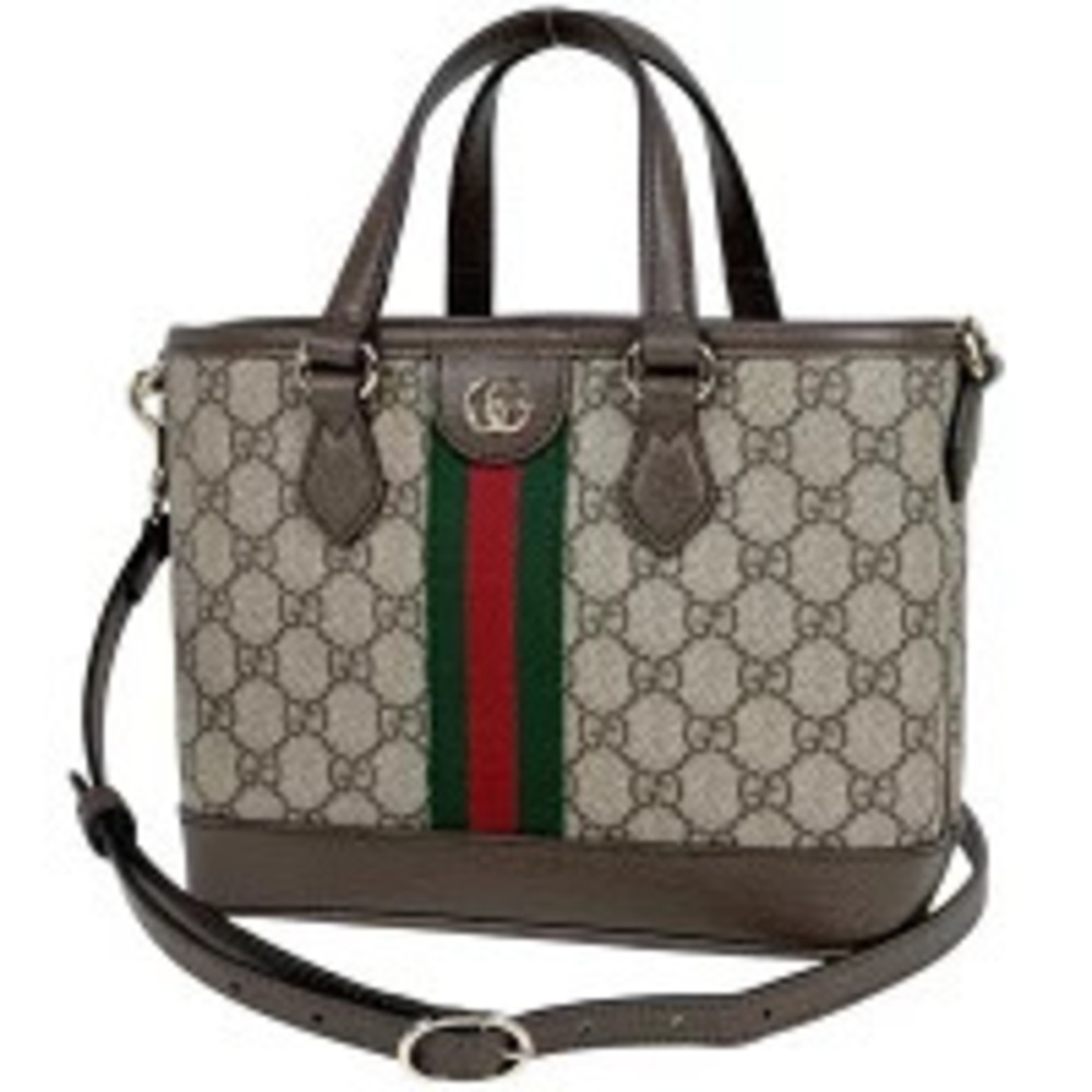 Gucci GG 2way Shoulder Bag Sherry web canvas beige brown
